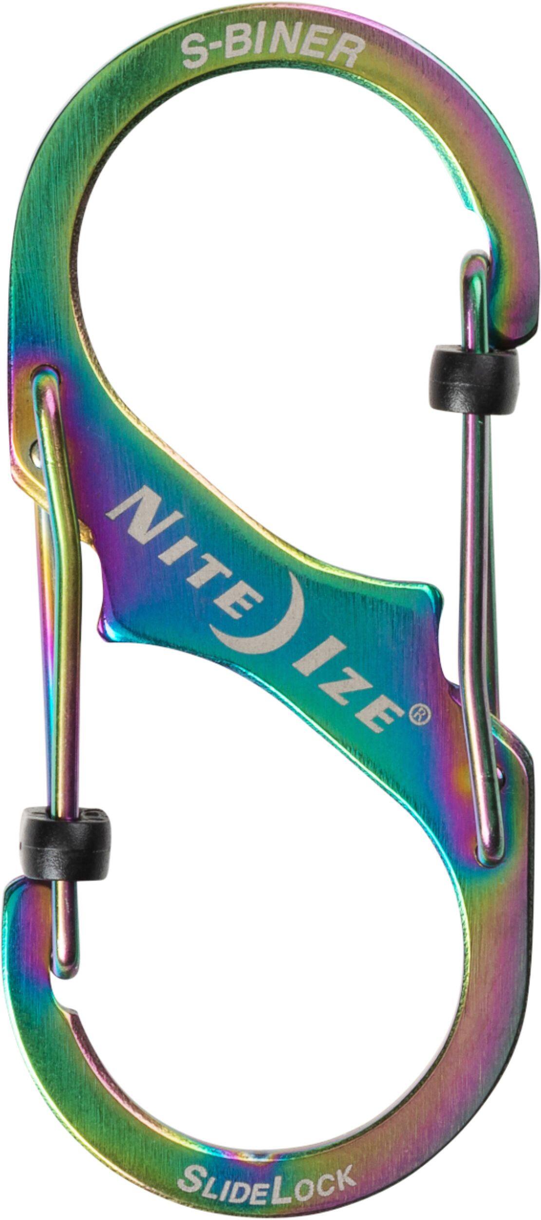 Alt View 13. Nite Ize - S-Biner SlideLock #3 Stainless Steel Dual Carabiner - Spectrum.