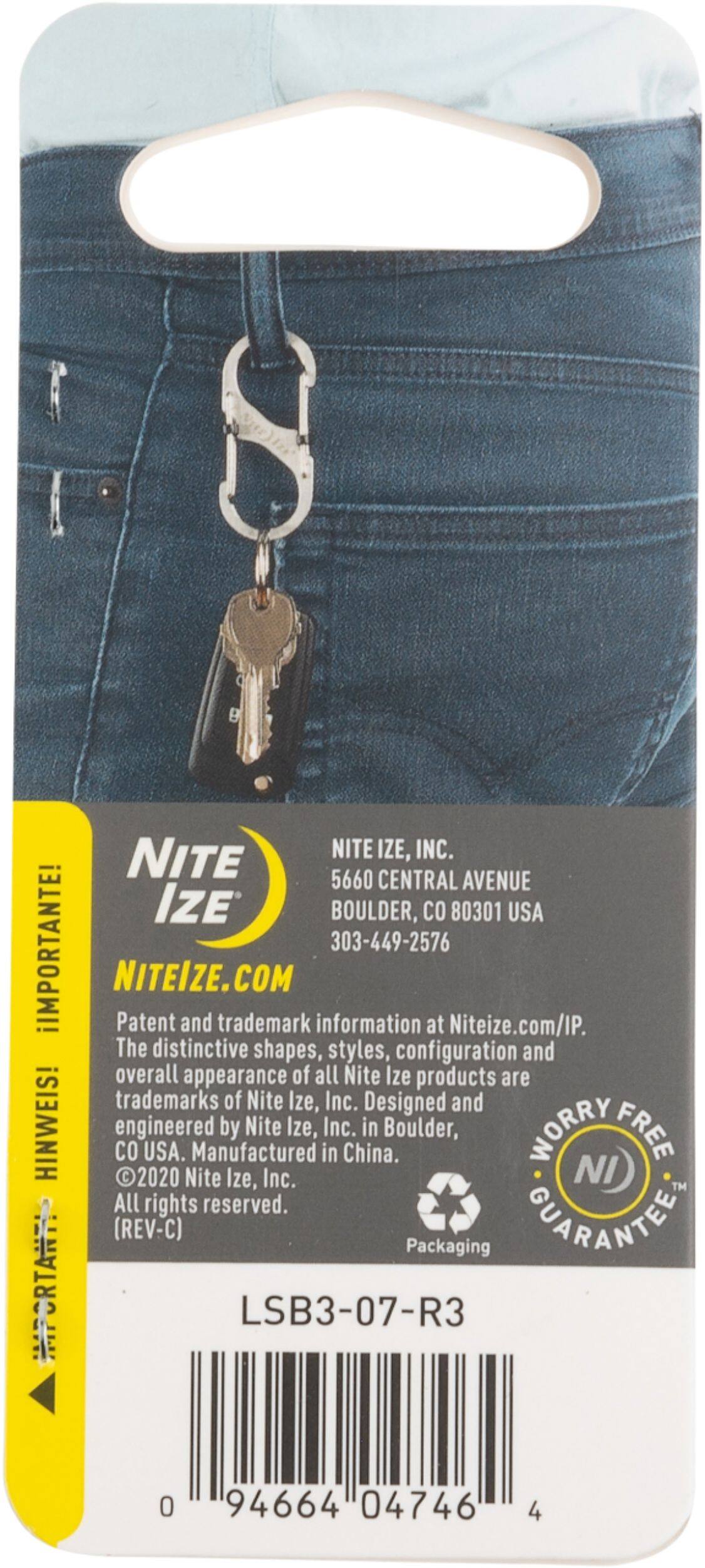 Alt View 20. Nite Ize - S-Biner SlideLock #3 Stainless Steel Dual Carabiner - Spectrum.