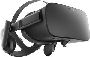 Oculus - Refurbished Rift Virtual Reality Gaming System for Compatible Windows PCs - Angle_Zoom