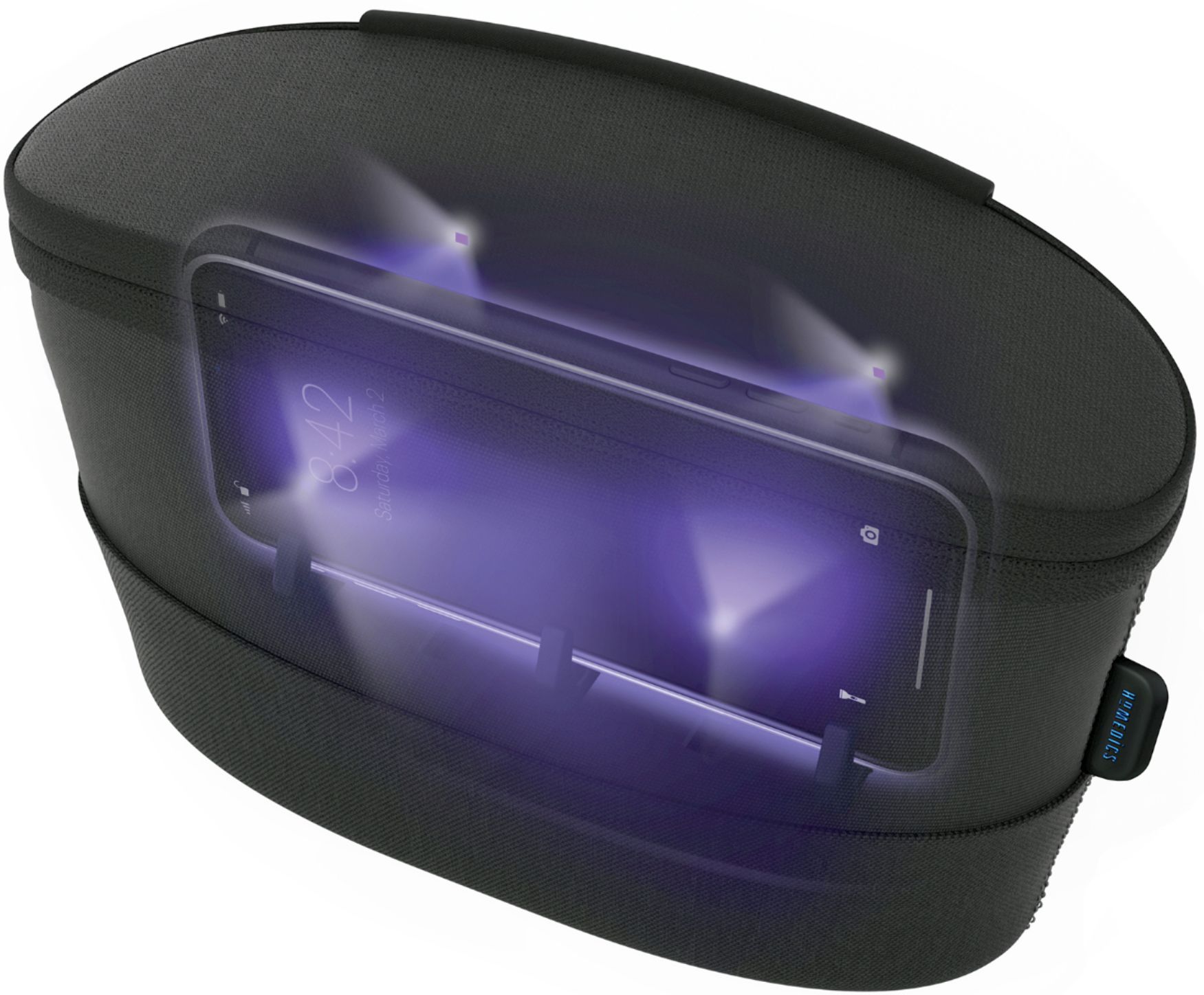 Angle View: HoMedics - UV-Clean Portable Sanitizer - UVC Black