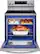 Alt View 13. LG - 6.3 Cu. Ft. Smart Freestanding Electric Convection Range with EasyClean and InstaView - PrintProof Stainless Steel.