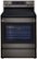 Alt View Zoom 14. LG - 6.3 Cu. Ft. Freestanding Single Electric Convection Range with Air Fry and InstaView WideView Window - Black stainless steel.