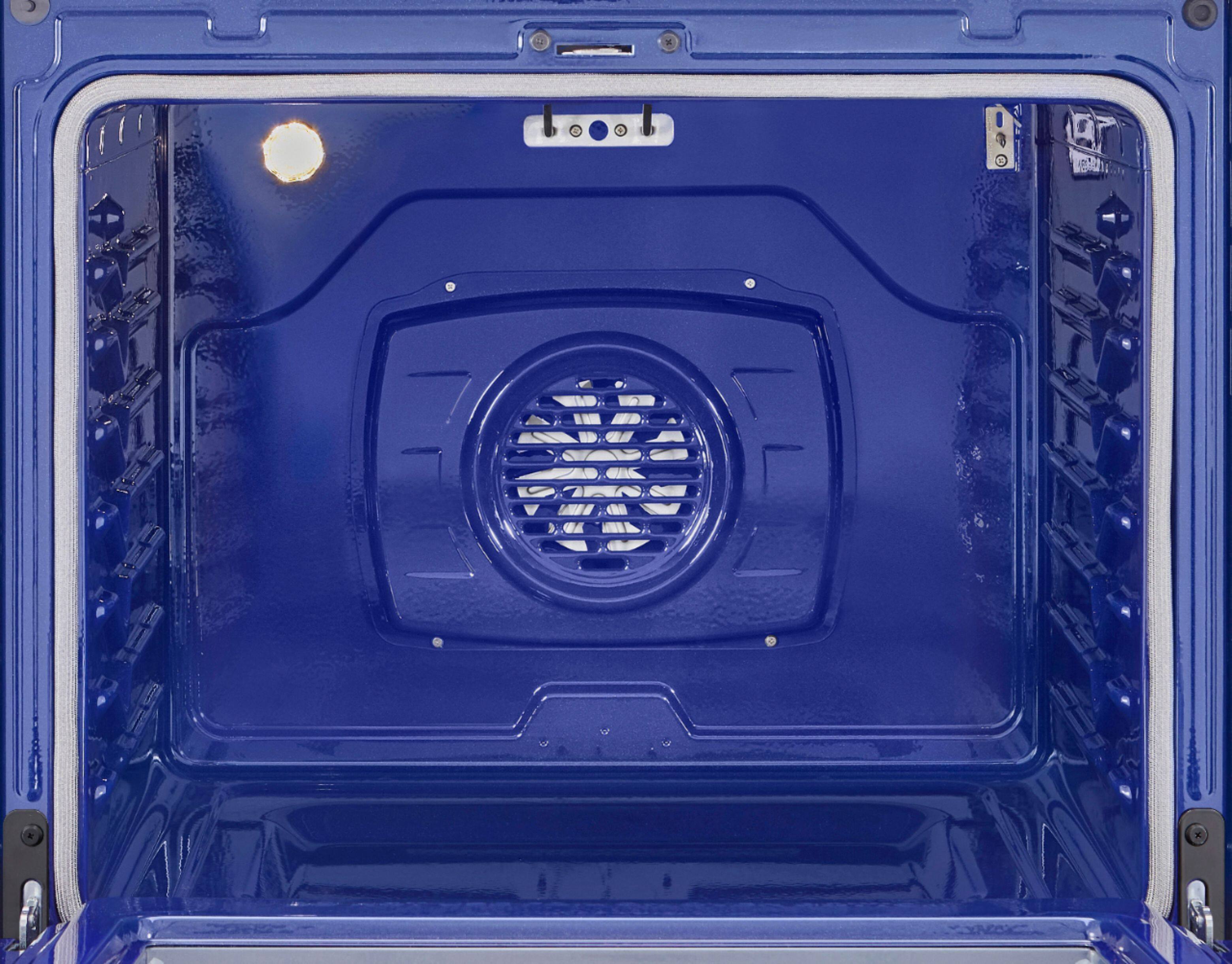 Alt View 18. LG - 6.3 Cu. Ft. Smart Freestanding Electric Convection Range with EasyClean and InstaView - PrintProof Black Stainless Steel.