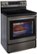 Alt View Zoom 19. LG - 6.3 Cu. Ft. Smart Freestanding Electric Convection Range with EasyClean, Air Fry and InstaView WideView Window - Black stainless steel.