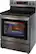 Alt View 26. LG - 6.3 Cu. Ft. Smart Freestanding Electric Convection Range with EasyClean and InstaView - PrintProof Black Stainless Steel.