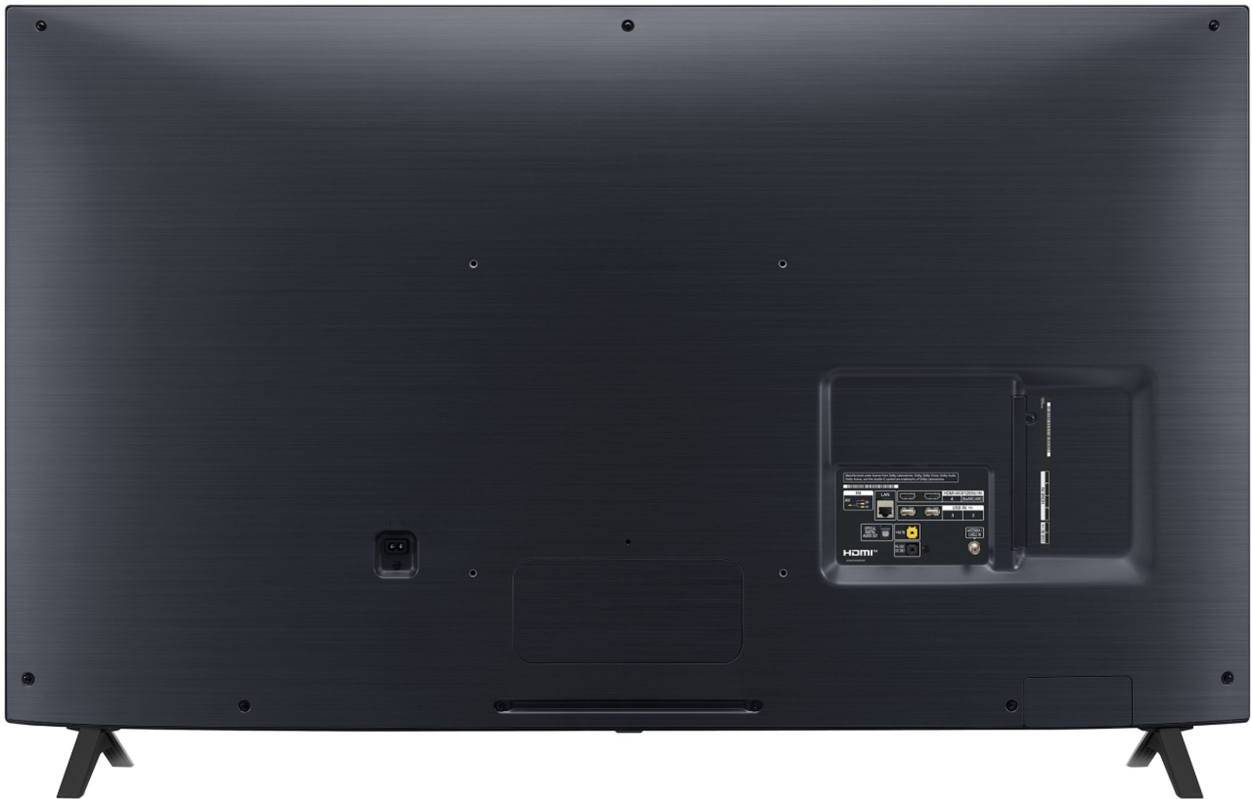 Back View: LG - 55" Class NanoCell 85 Series LED 4K UHD Smart webOS TV