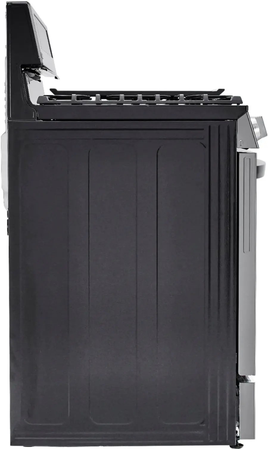 Alt View 39. LG - 5.8 Cu. Ft. Smart Freestanding Gas True Convection Range with EasyClean and InstaView - PrintProof Stainless Steel.
