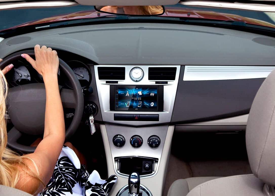 Alt View 12. JVC - 6.8" - Bluetooth - Digital Media Receiver - Black.