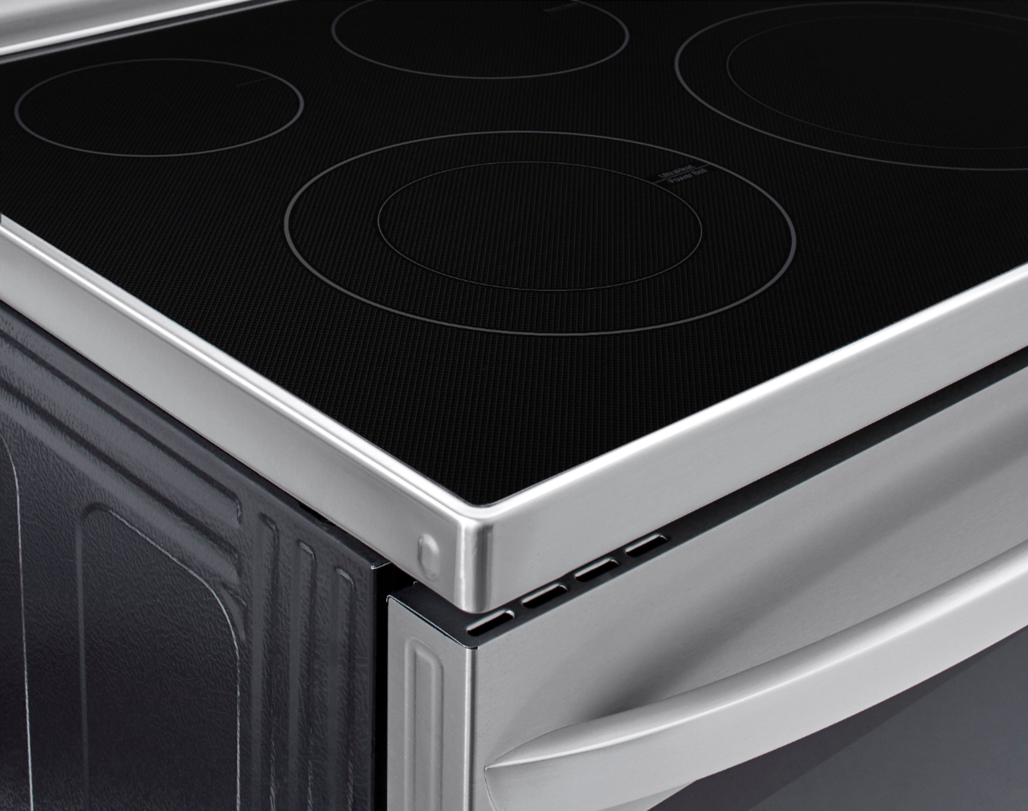 Alt View 15. LG - 6.3 Cu. Ft. Smart Freestanding Electric Convection Range with Easy Clean, Air Fry and WideView Window - Stainless Steel.