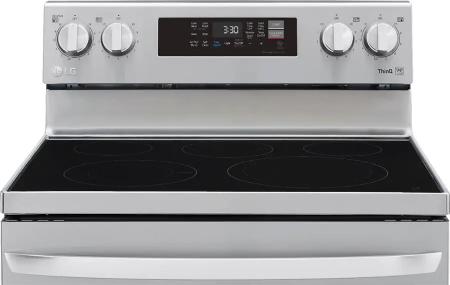 Alt View 14. LG - 6.3 Cu. Ft. Smart Freestanding Electric Convection Range with Easy Clean, Air Fry and WideView Window - Stainless Steel.