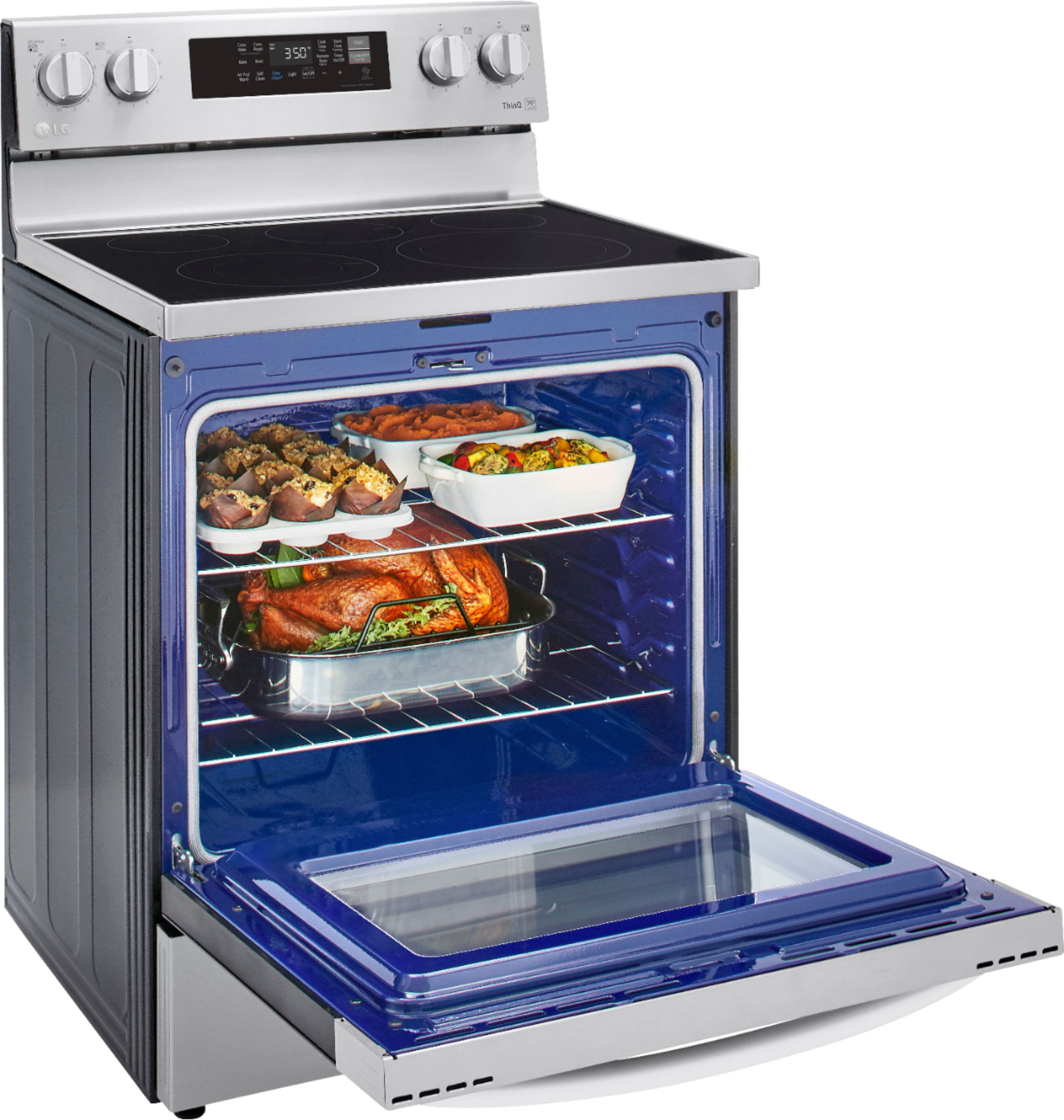 LSEL633CF by LG - 6.3 cu ft. Smart Electric Slide-in Range with Convection,  Air Fry & EasyClean®