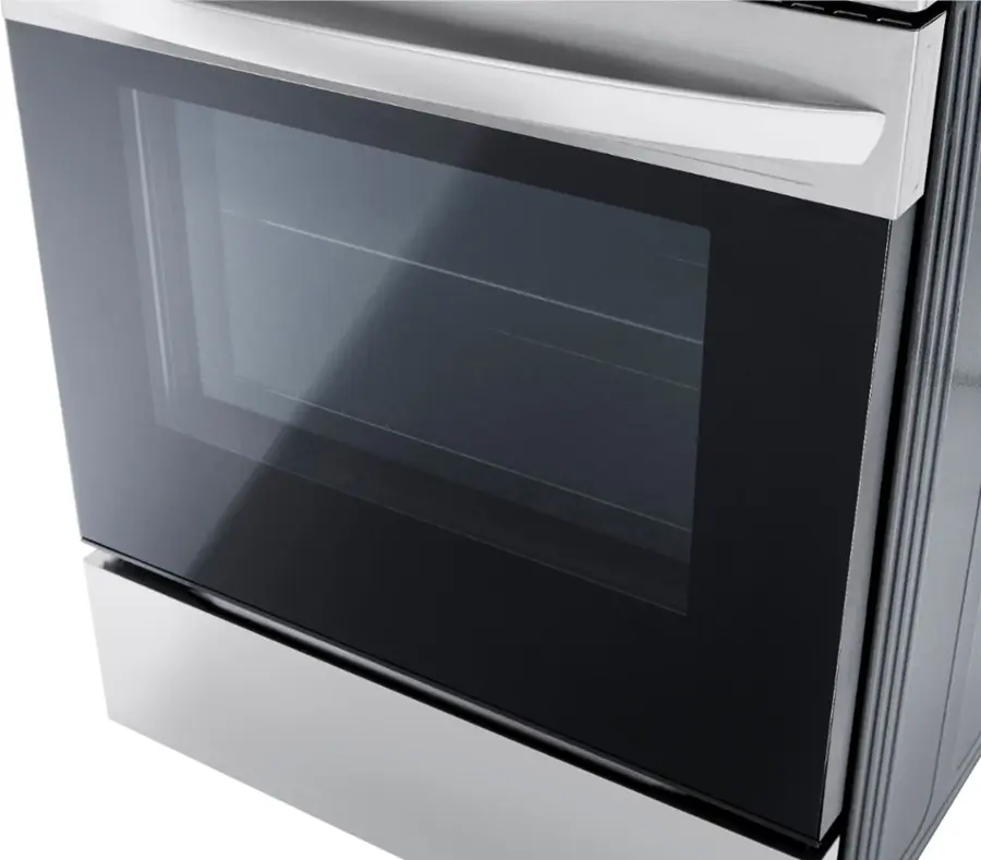 Alt View 30. LG - 6.3 Cu. Ft. Smart Freestanding Electric Convection Range with Easy Clean, Air Fry and WideView Window - Stainless Steel.