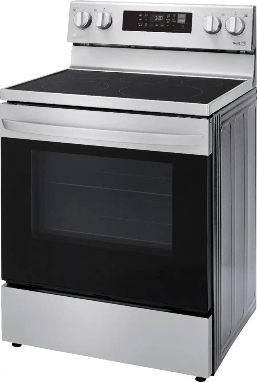 Alt View 13. LG - 6.3 Cu. Ft. Smart Freestanding Electric Convection Range with Easy Clean, Air Fry and WideView Window - Stainless Steel.