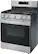 Left. LG - 5.8 Cu. Ft. Smart Freestanding Gas True Convection Range with EasyClean and AirFry - Stainless Steel.