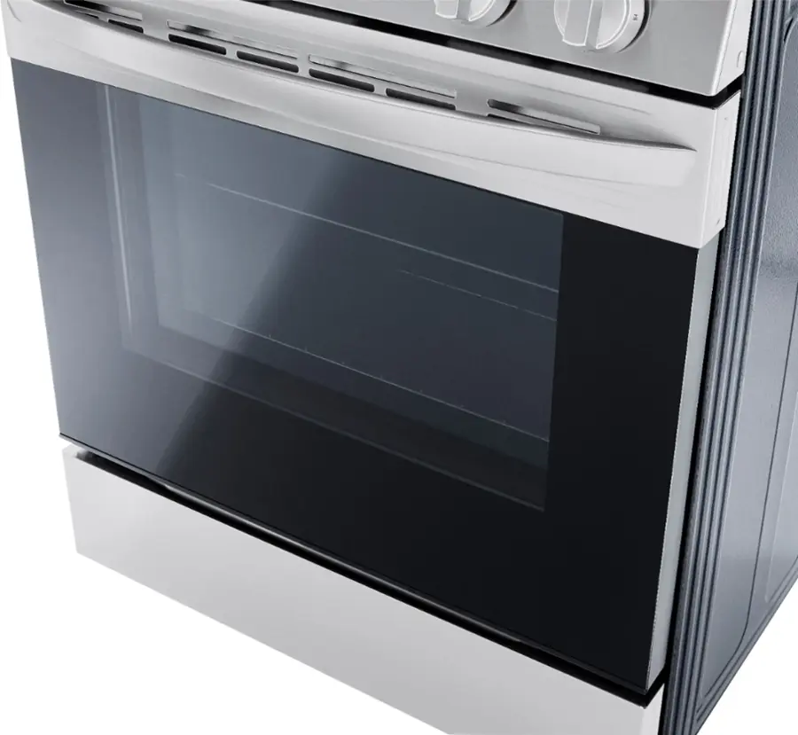Alt View 17. LG - 5.8 Cu. Ft. Smart Freestanding Gas True Convection Range with EasyClean and AirFry - Stainless Steel.