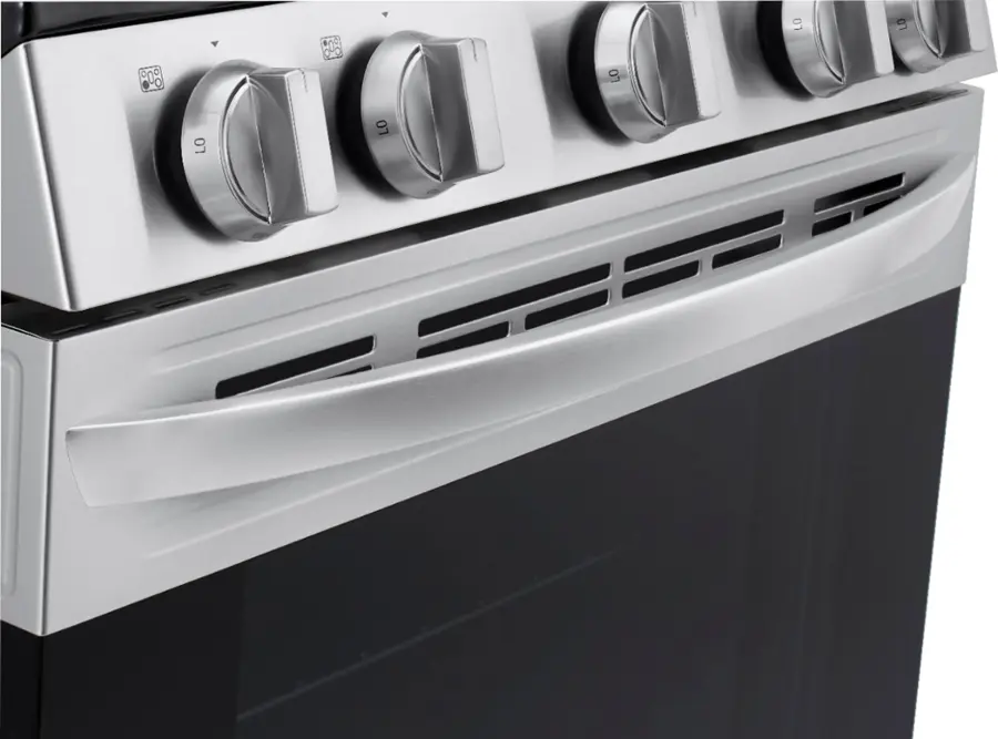 Alt View 30. LG - 5.8 Cu. Ft. Smart Freestanding Gas True Convection Range with EasyClean and AirFry - Stainless Steel.