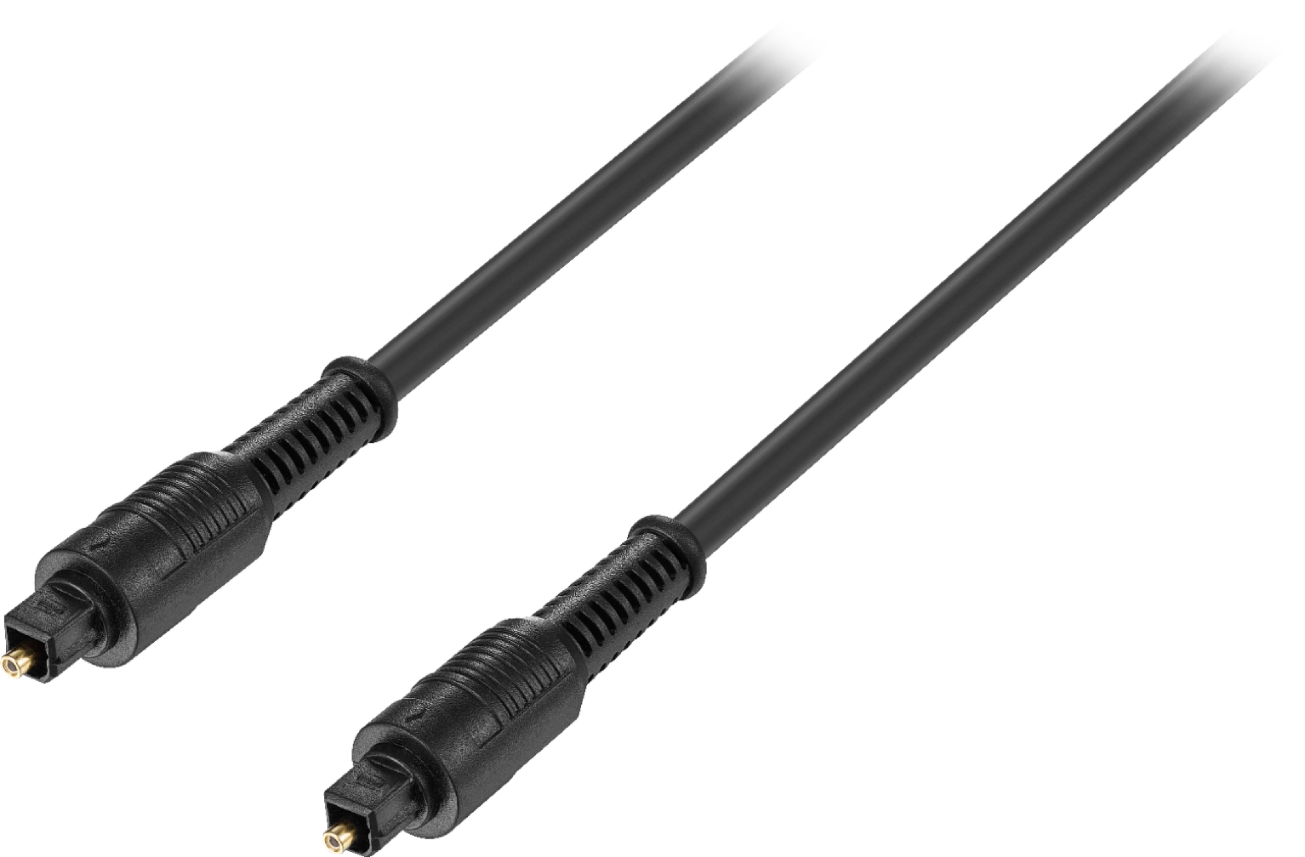 Angle View: Insignia™ - 6' Digital Optical Audio Cable - Black