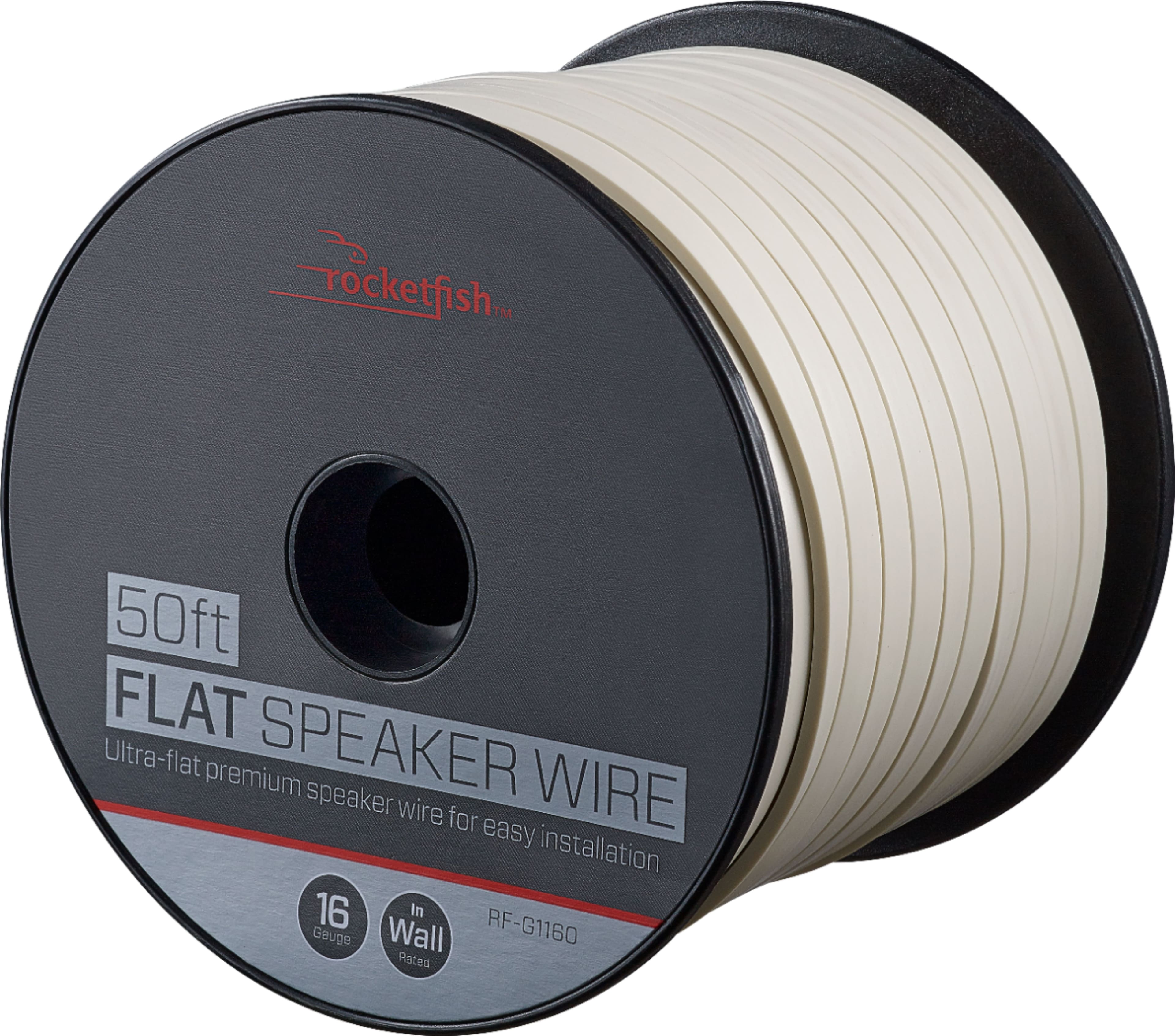 Angle. Rocketfish™ - 50' Cable - White.