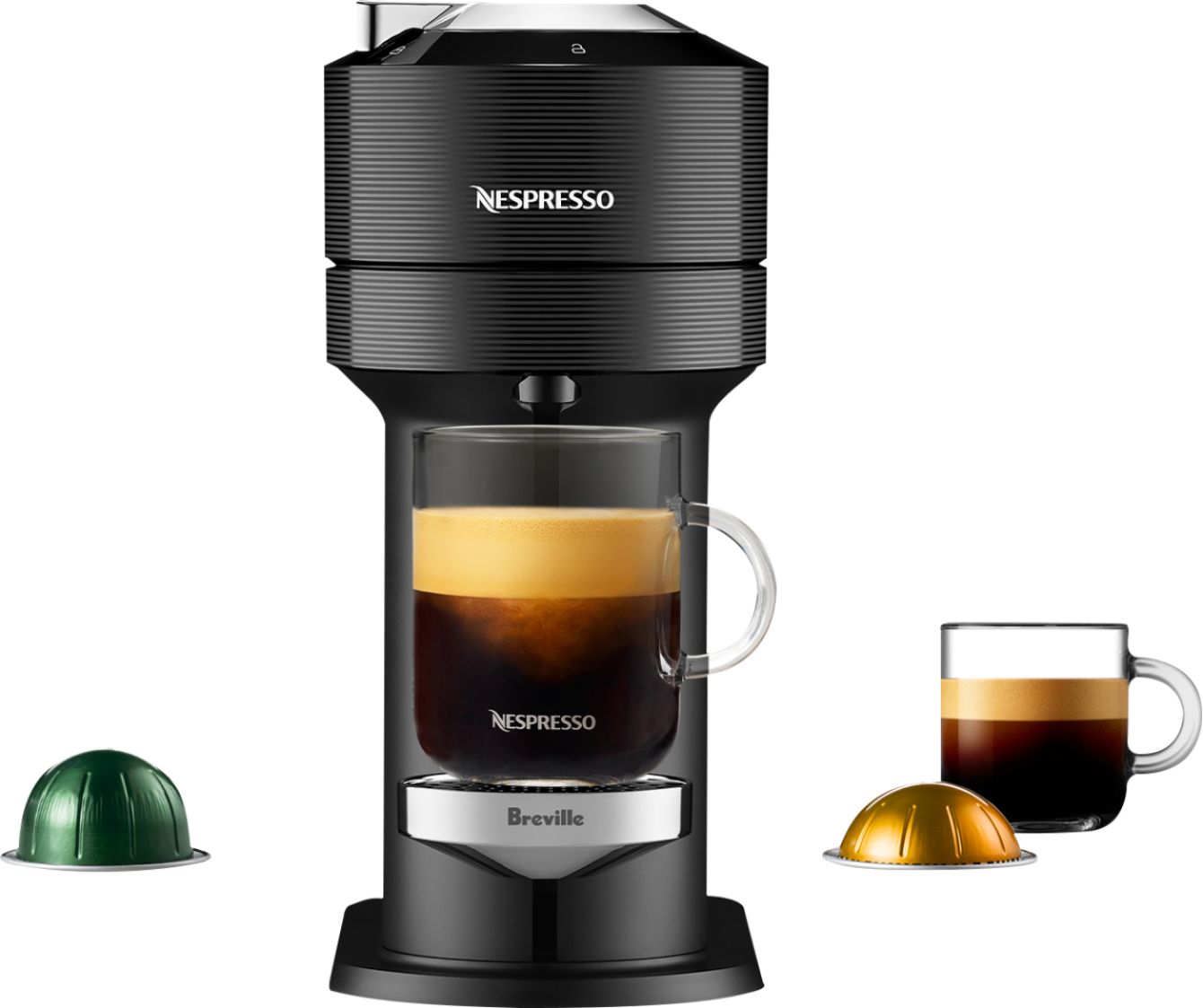 Nespresso ® by Breville VertuoLine Chrome Coffee/Espresso Maker Bundle  #espressomaker Nespresso ® by Brevil…