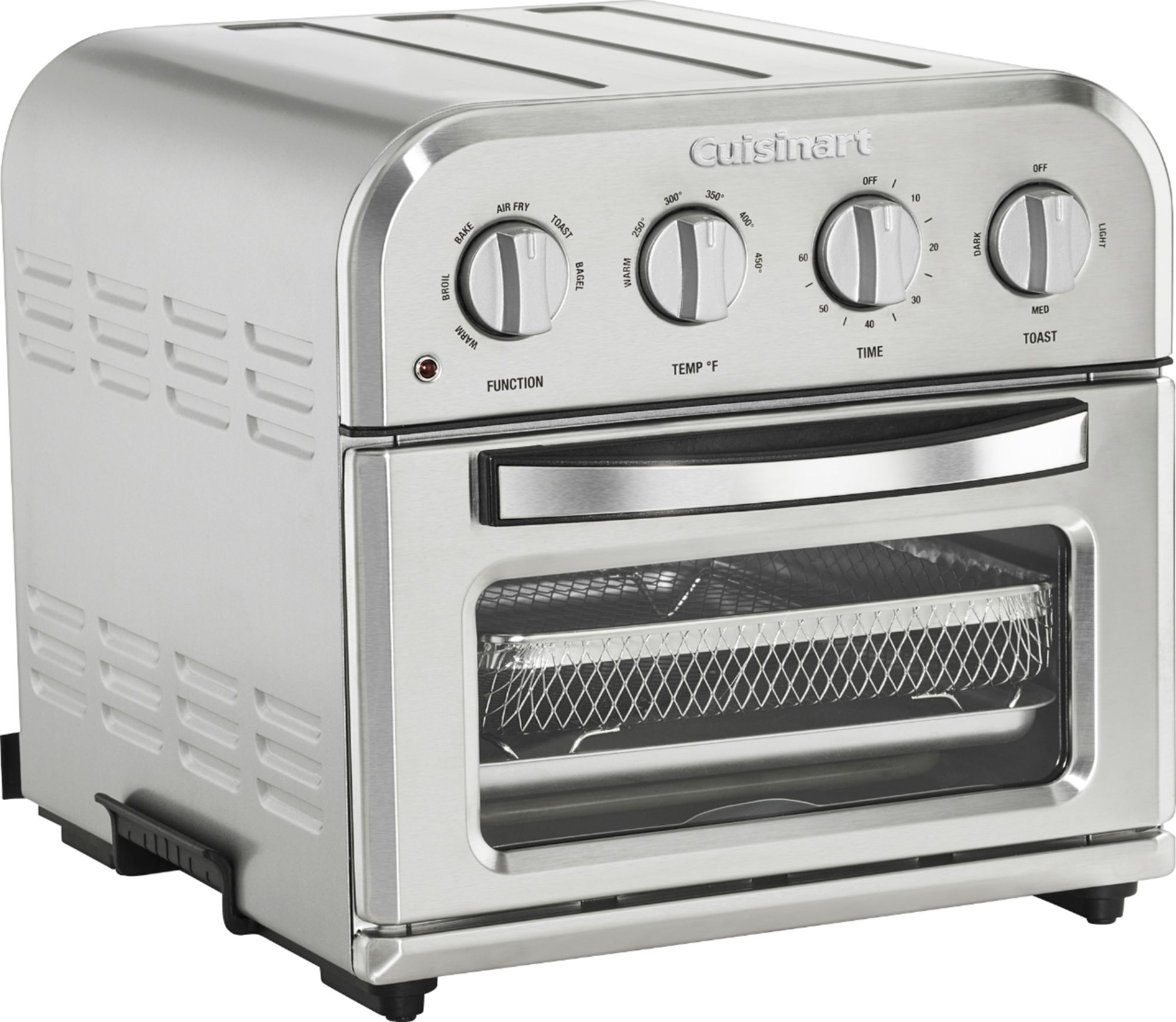 Cuisinart 4-Slice Convection Toaster Oven + Air Fryer Stainless Steel Cuisinart Air Fryer Stainless Steel