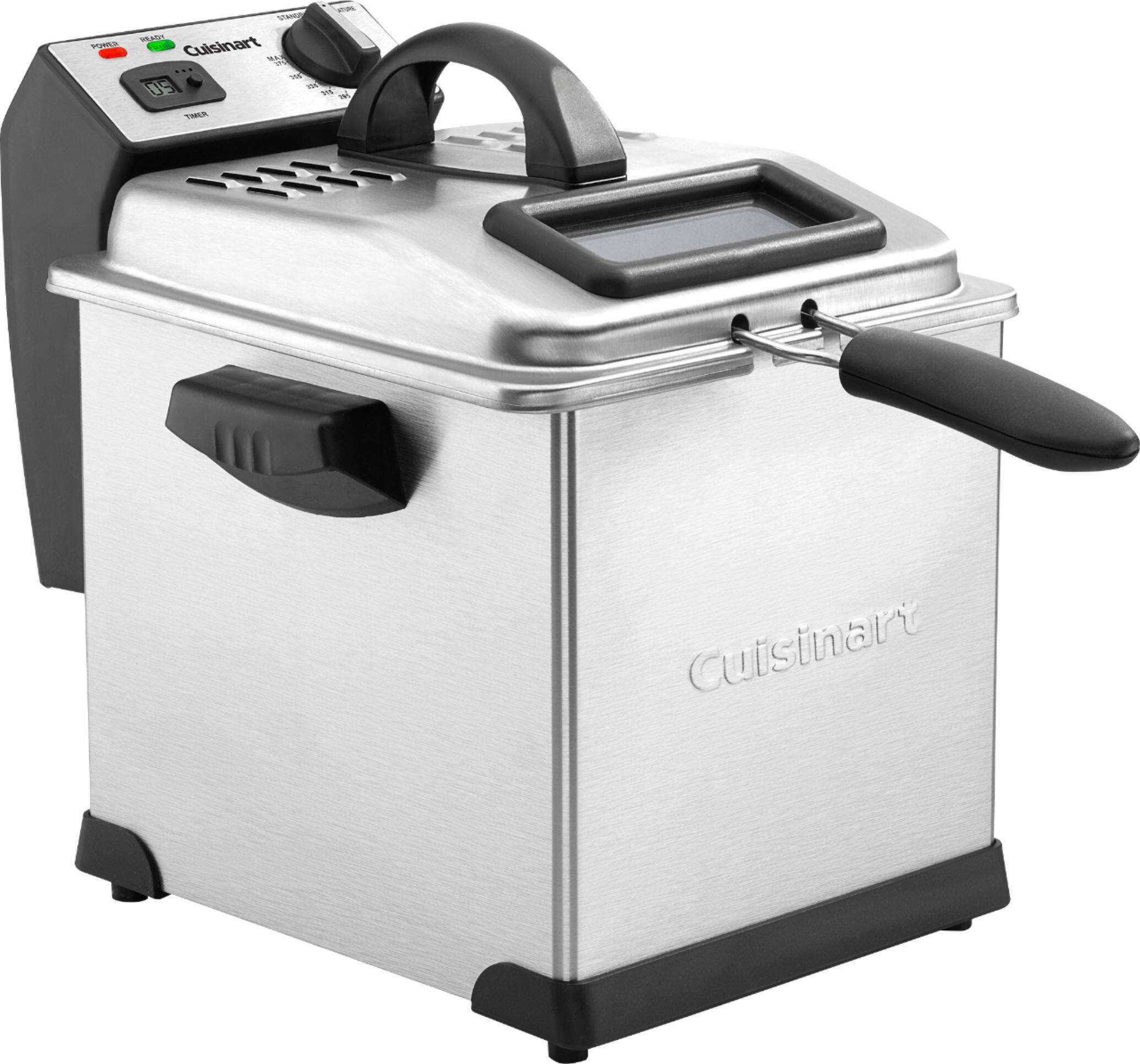 Best Buy Cuisinart 3.4qt Digital Deep Fryer Stainless Steel CDF170WM1