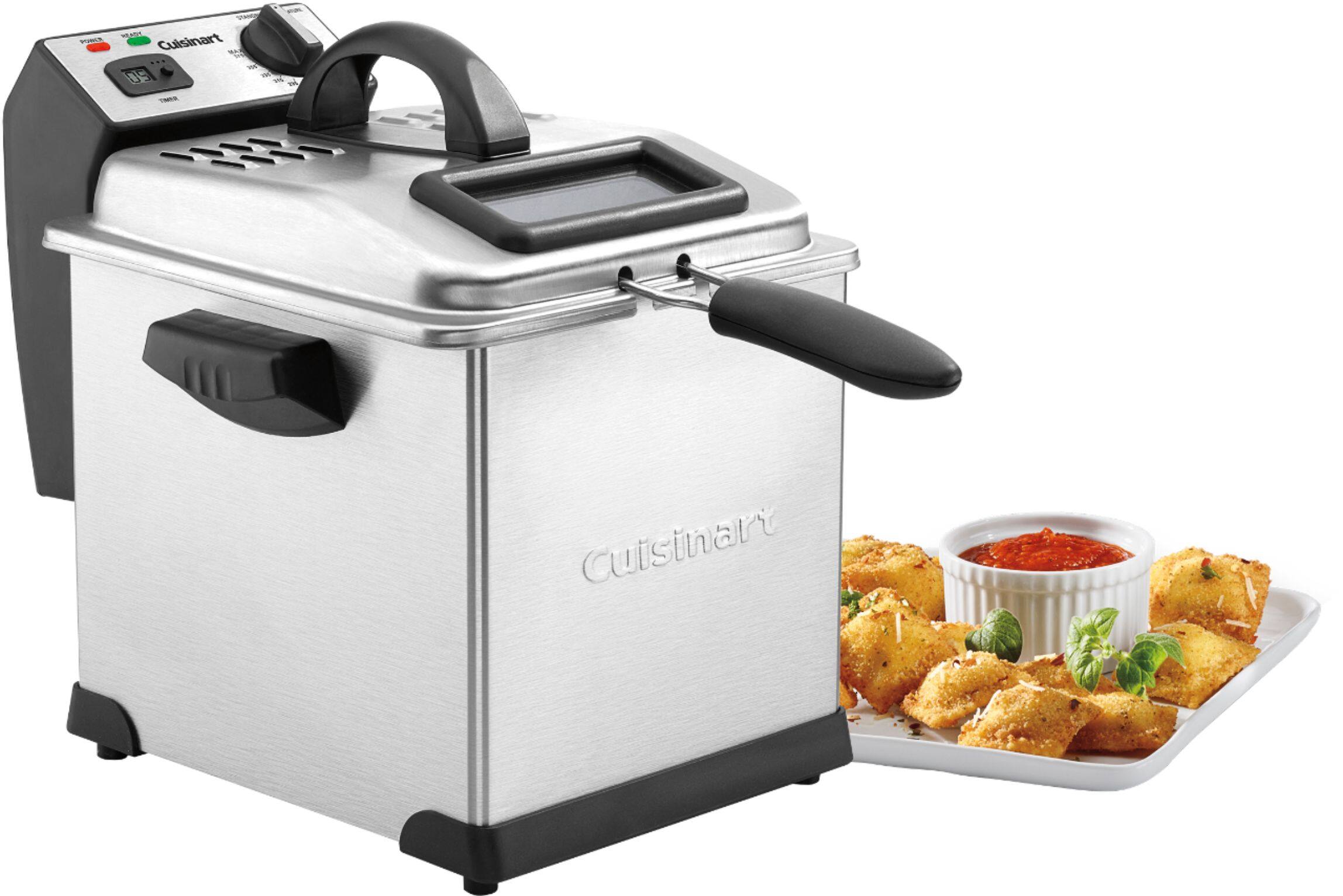 Best Buy: Cuisinart 3.4qt Digital Deep Fryer Stainless Steel CDF-170WM1