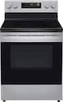 LG - 6.3 Cu. Ft. Smart Freestanding Electric Range with EasyClean and WideView Window - Stainless Steel