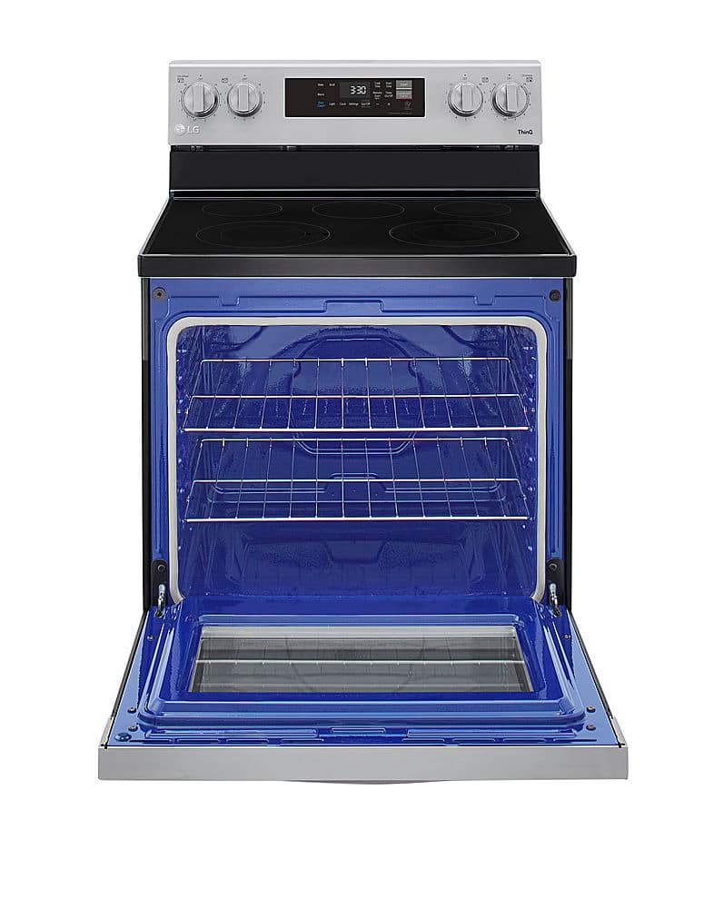 Alt View 15. LG - 6.3 Cu. Ft. Smart Freestanding Electric Range with EasyClean and WideView Window - Stainless Steel.