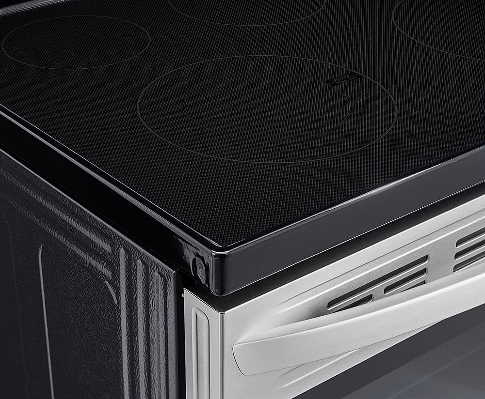 Alt View 20. LG - 6.3 Cu. Ft. Smart Freestanding Electric Range with EasyClean and WideView Window - Stainless Steel.