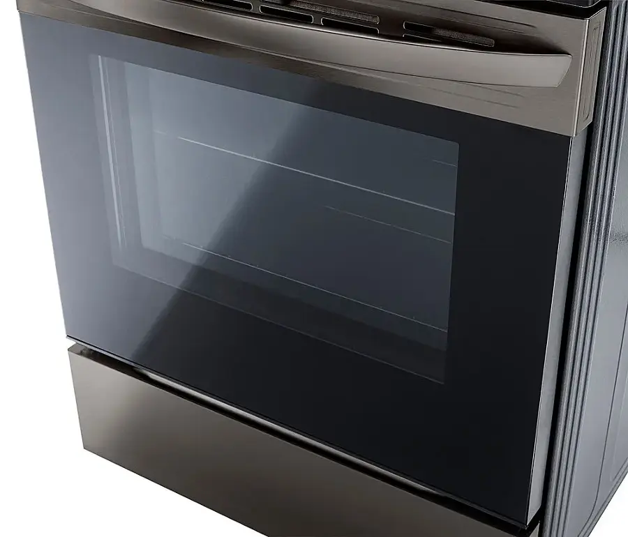 Alt View 16. LG - 6.3 Cu. Ft. Smart Freestanding Electric Convection Range with Easy Clean, Air Fry and WideView Window - Black Stainless Steel.