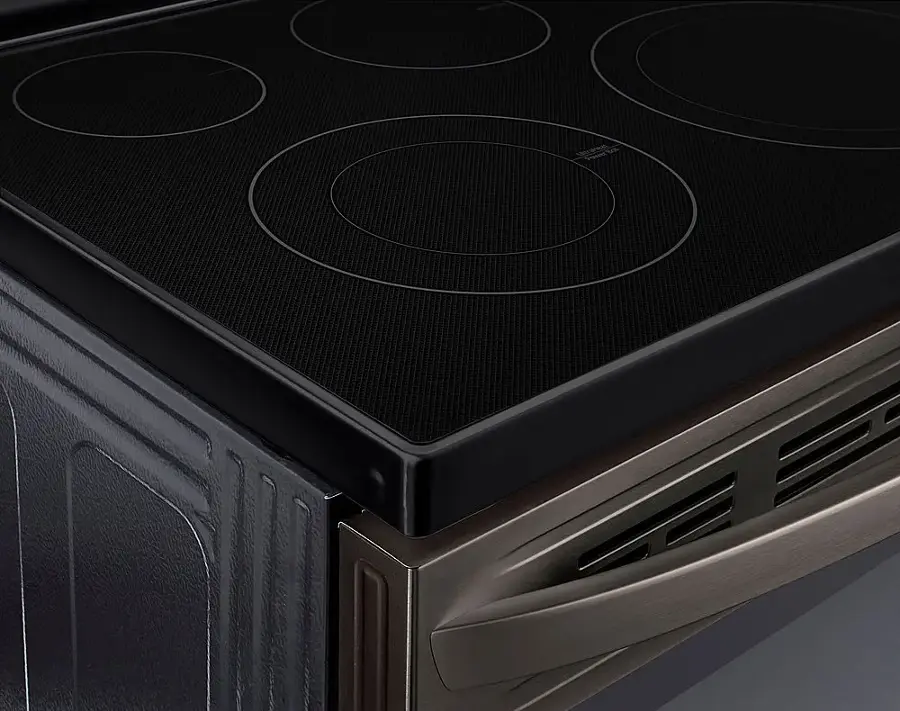 Alt View 25. LG - 6.3 Cu. Ft. Smart Freestanding Electric Convection Range with Easy Clean, Air Fry and WideView Window - Black Stainless Steel.