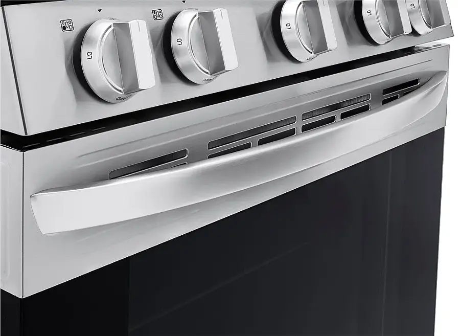 Alt View 21. LG - 5.8 Cu. Ft. Freestanding Gas Range with EasyClean and WideView Window - Stainless Steel.