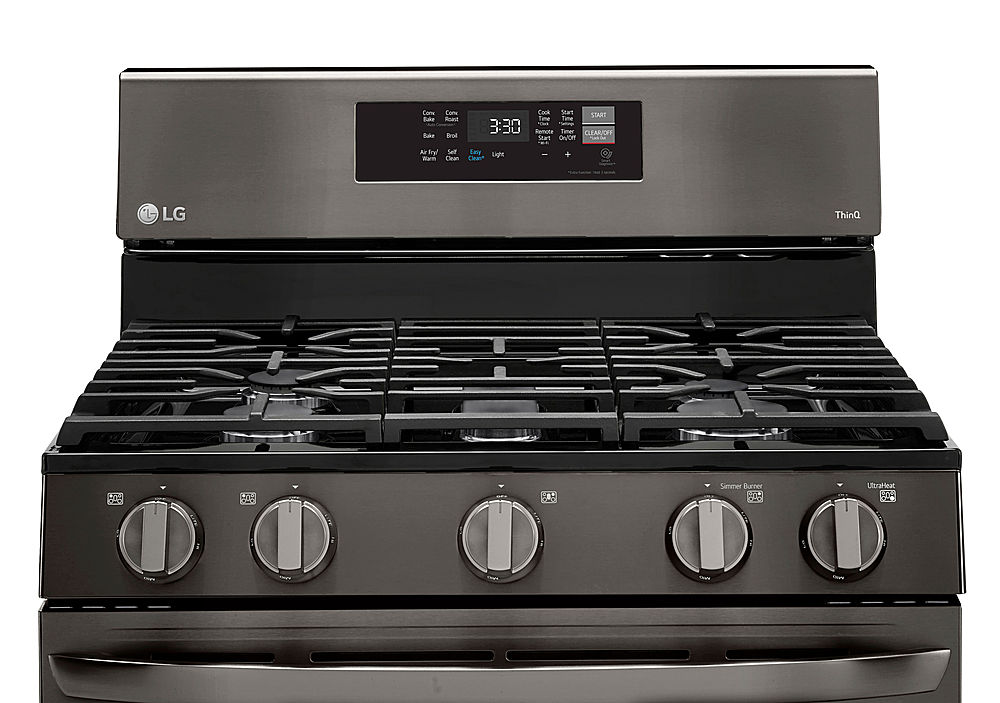 5.8 cu ft. Smart Wi-Fi Enabled True Convection InstaView® Gas Range with  Air Fry