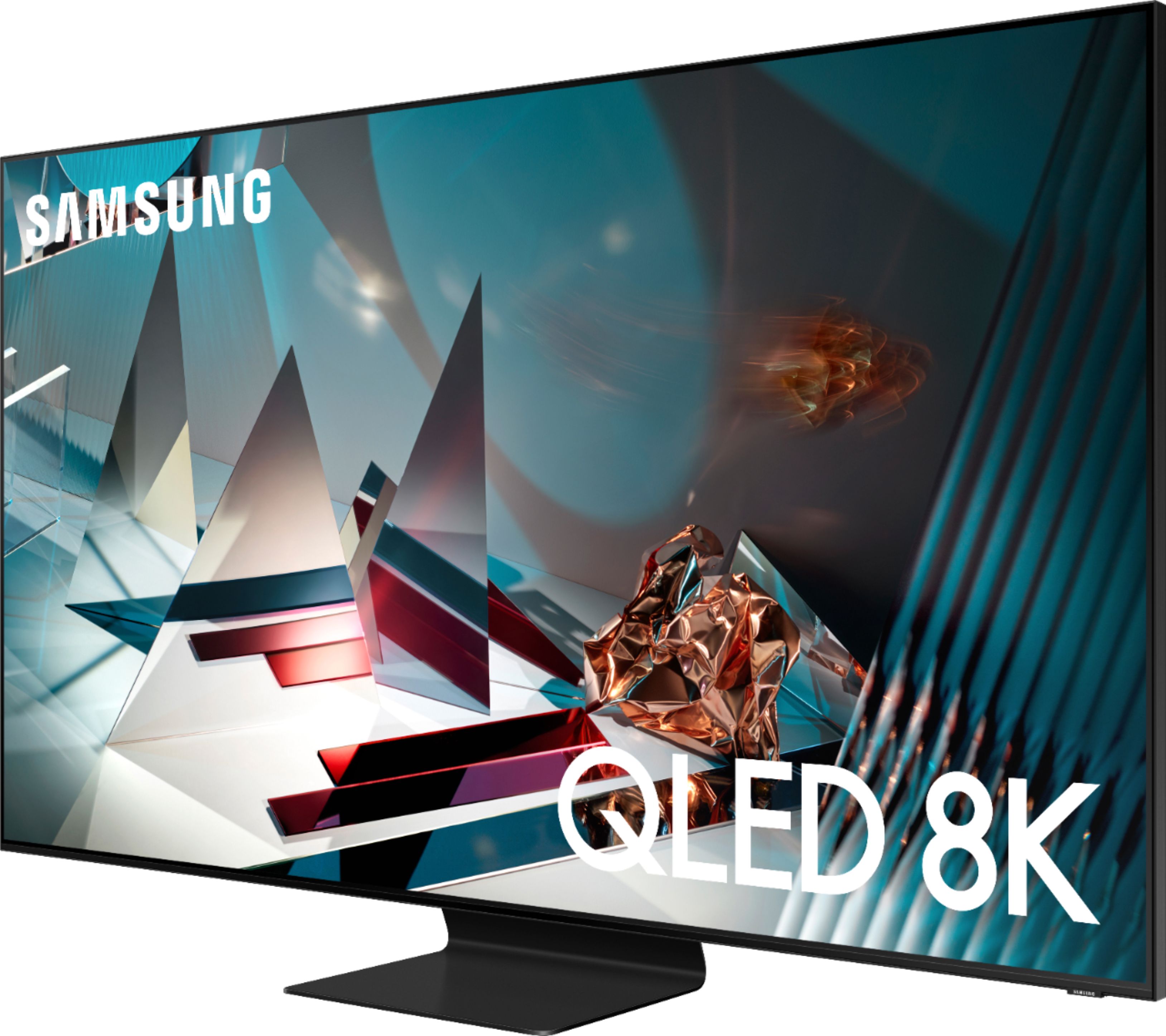 Left View: Samsung - 82" Class Q800T Series QLED 8K UHD Smart Tizen TV