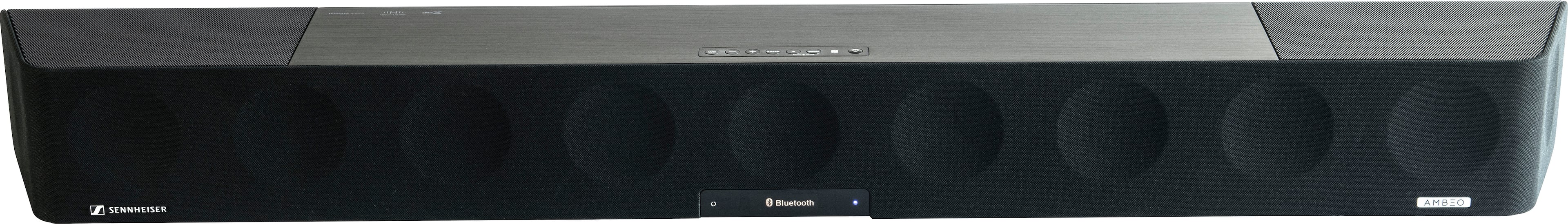 Sennheiser - AMBEO Soundbar | Max 5.1.4 Channel with Dolby Atmos/DTS:X - Black - Front_Zoom