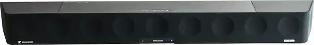 Front. Sennheiser - AMBEO Soundbar | Max 5.1.4 Channel with Dolby Atmos/DTS:X - Black.