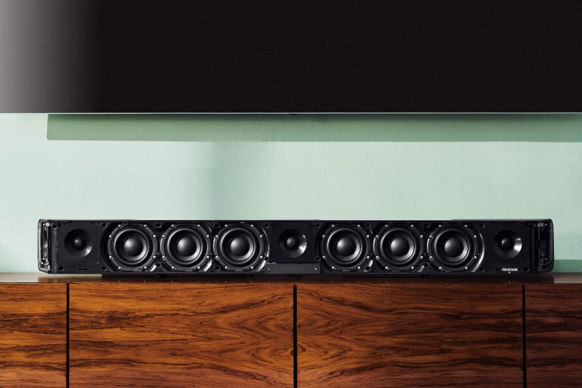 Alt View 16. Sennheiser - AMBEO Soundbar | Max 5.1.4 Channel with Dolby Atmos/DTS:X - Black.