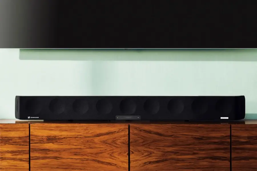 Alt View 17. Sennheiser - AMBEO Soundbar | Max 5.1.4 Channel with Dolby Atmos/DTS:X - Black.