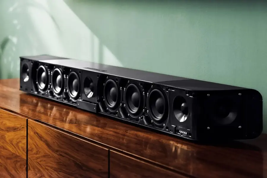 Alt View 18. Sennheiser - AMBEO Soundbar | Max 5.1.4 Channel with Dolby Atmos/DTS:X - Black.