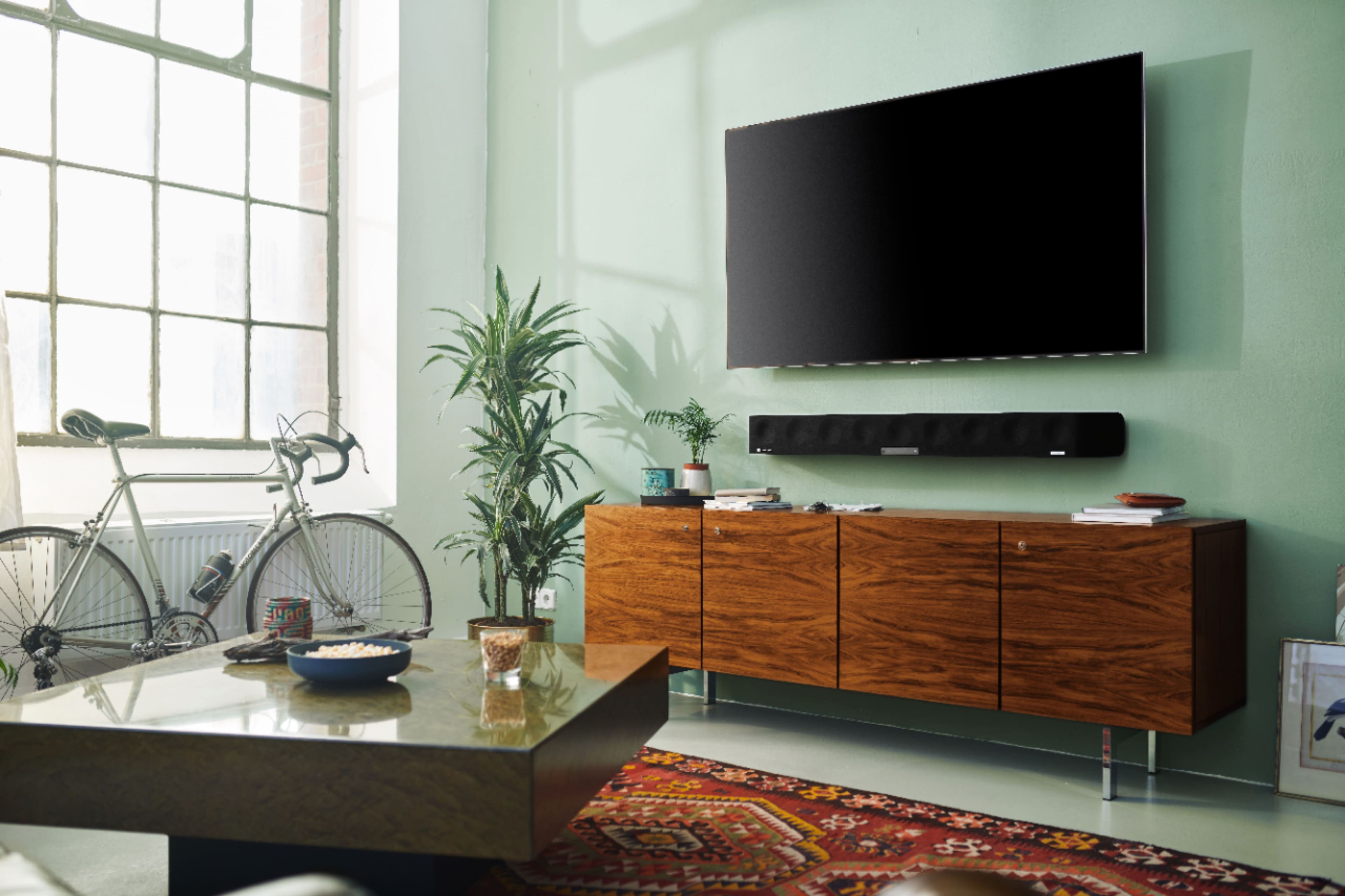 Alt View 19. Sennheiser - AMBEO Soundbar | Max 5.1.4 Channel with Dolby Atmos/DTS:X - Black.