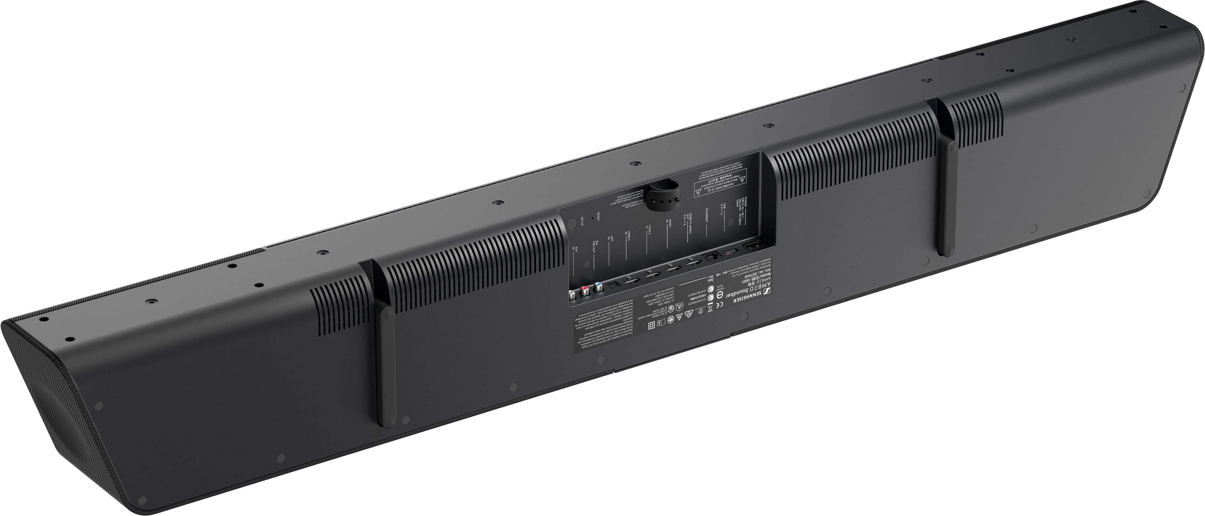 Alt View 1. Sennheiser - AMBEO Soundbar | Max 5.1.4 Channel with Dolby Atmos/DTS:X - Black.