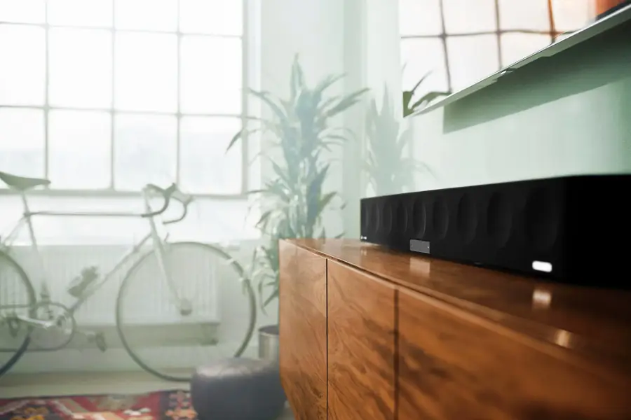 Alt View 26. Sennheiser - AMBEO Soundbar | Max 5.1.4 Channel with Dolby Atmos/DTS:X - Black.