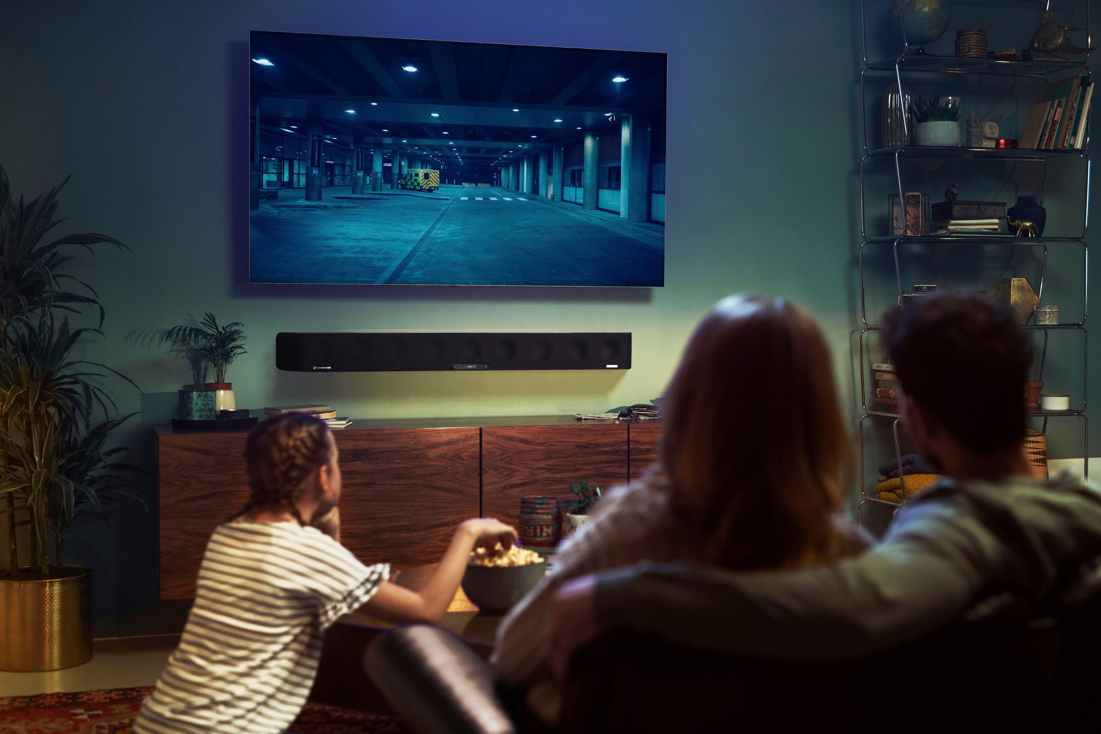 Alt View 27. Sennheiser - AMBEO Soundbar | Max 5.1.4 Channel with Dolby Atmos/DTS:X - Black.