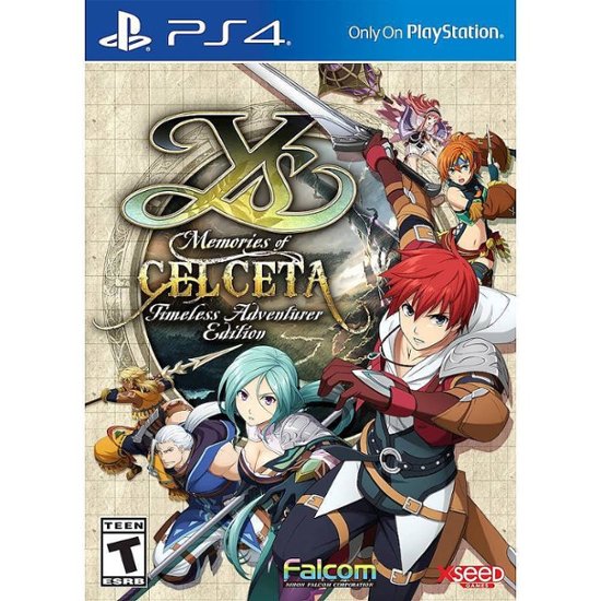 Front Zoom. Ys: Memories of Celceta Timeless Adventurer Edition - PlayStation 4, PlayStation 5.