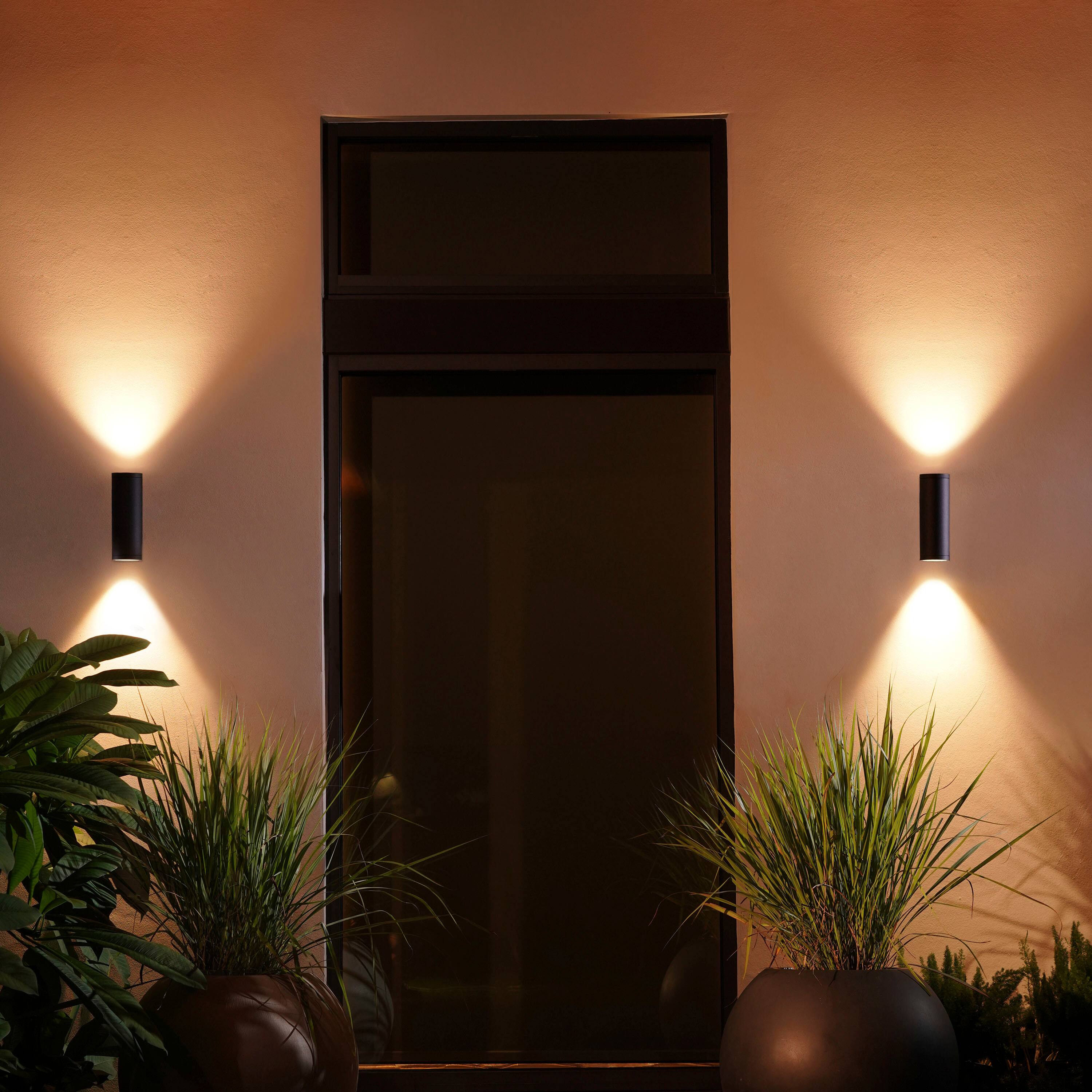 Alt View 11. Philips - Hue Appear Outdoor Wall Light - White and Color Ambiance.
