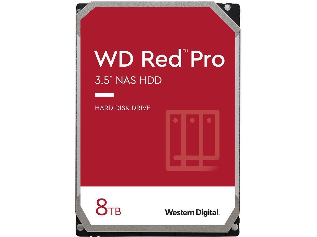 WD Red Pro 3.5" NAS HDD Hard Disk Drive 8TB Western Digital