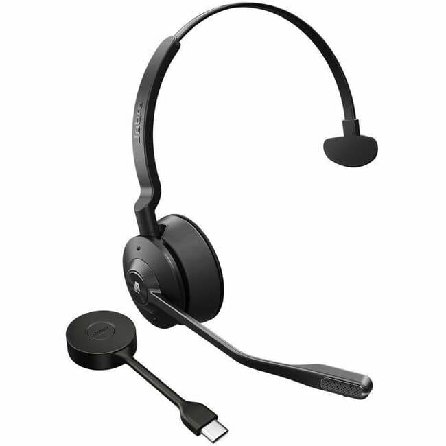 Jabra - Engage 55 SE Headset - Microsoft Teams Certification - Mono - On-ear - Monaural - Black