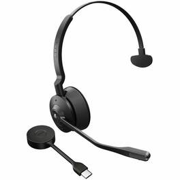Jabra - Engage 55 SE Headset - Microsoft Teams Certification - Mono - On-ear - Monaural - Black