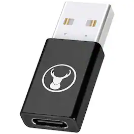 Bonelk - Compact USB-A to USB-C 3.0 Adapter - Black