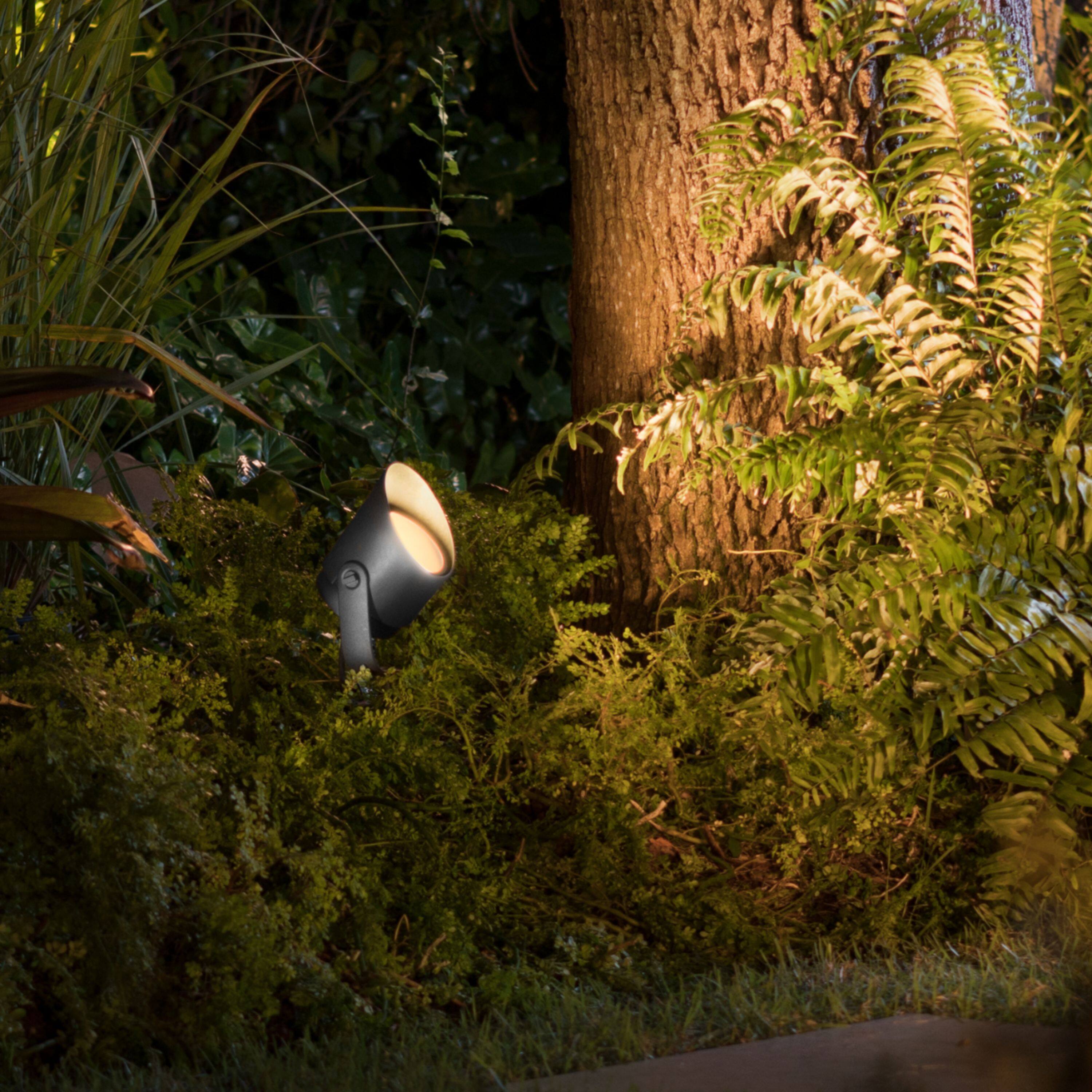 Alt View 11. Philips - Hue Lily XL Outdoor Spot Light Extension Kit - White and Color Ambiance.